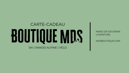 Carte cadeau Boutique MDS